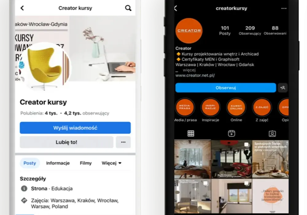 Kompletna lista kursów Creator - wszystko o szkoleniach i warunkach nauki