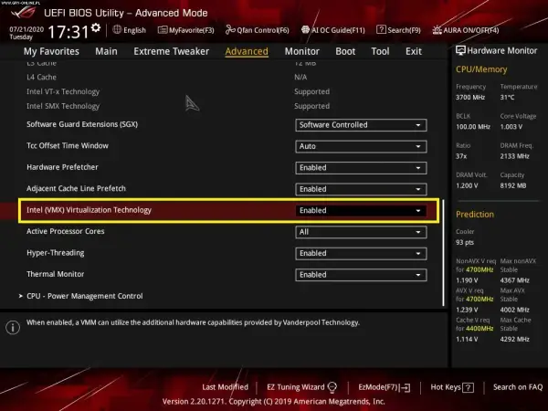 Jak włączyć wirtualizację na komputerze z Windows 10 - krok po kroku